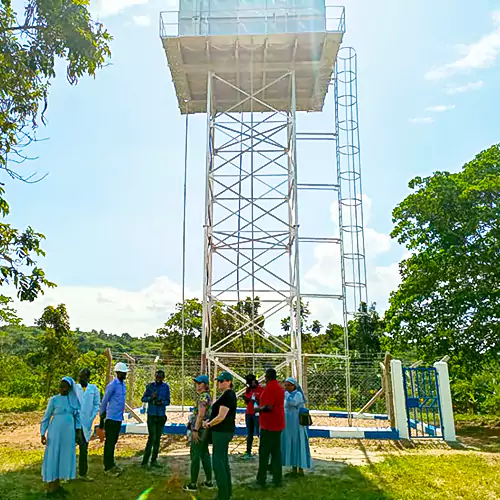 installing borehole stands